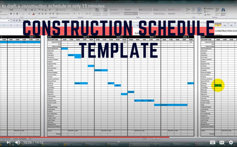 How to plan your project timeline with a Construction Schedule Template? (with download link)
