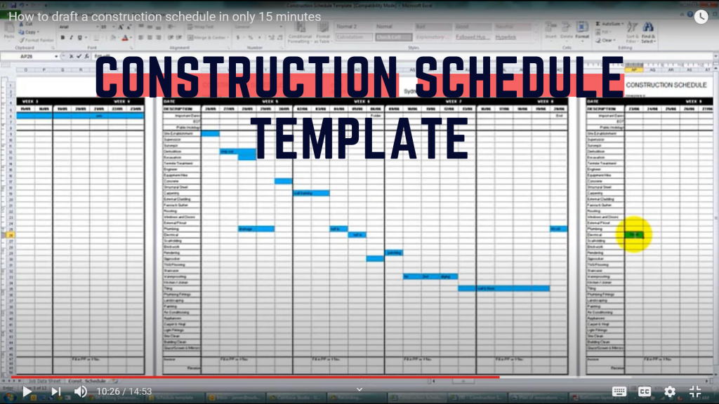How to plan your project timeline with a Construction Schedule Template?